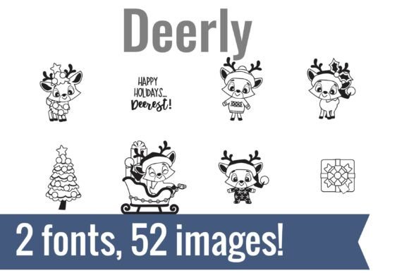 Deerly Dingbats: Unlocking Festive Font Creativity