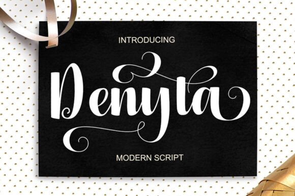 Denyta Script: A Modern Typeface for Elegant Design