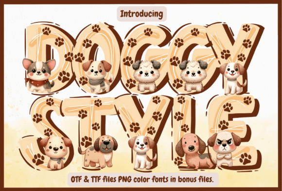Doggy Style: A Playful Font for Charming Design