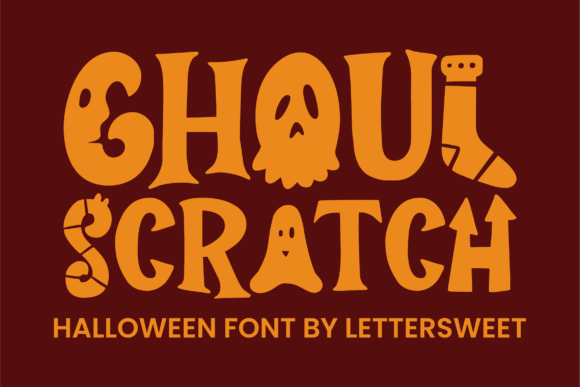 Ghoul Scratch: Elevating Spooky Design with Bold Typography