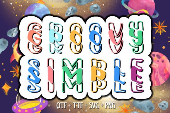 Groovy Simple: A Colorful Typography Solution for Modern Designers