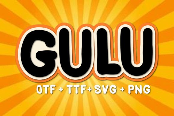 Gulu: A Vibrant Color Font for Modern Design