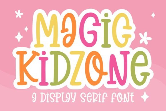 Magic Kidzone: A Playful Serif Font for Vibrant Designs