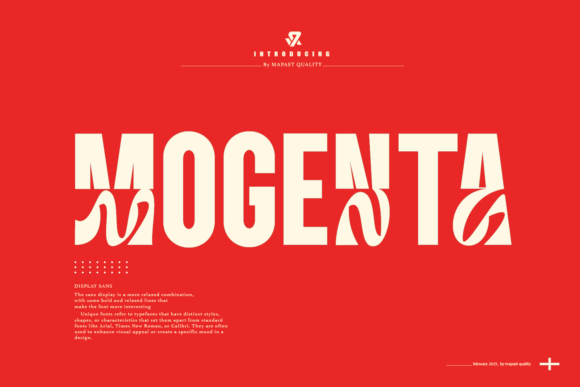 Mogenta: A Bold Typeface for Modern Branding