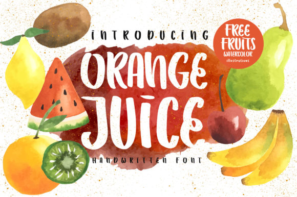 Orange Juice: A Fresh Take on Handwritten Typography
