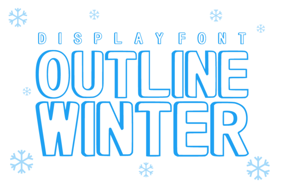 Outline Winter: A Bold, Airy Typeface for Modern Design