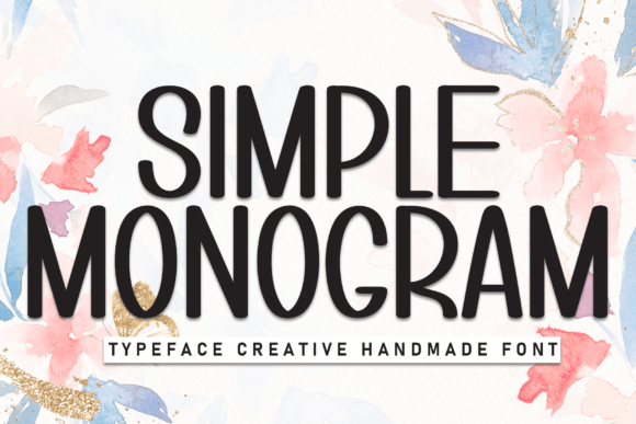 Simple Monogram: The Whimsical Font for Modern Design