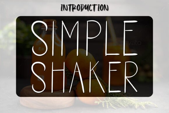 Simple Shaker: A Color Font for Vibrant Design