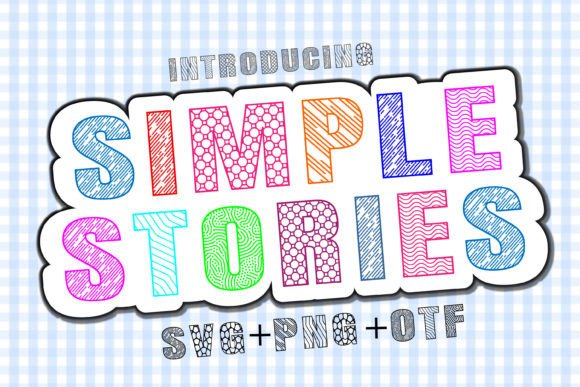 Simple Stories: Elevate Design with Vibrant Color Fonts