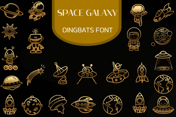 Space Galaxy: Elevating Design with Cosmic Dingbats