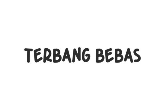 Terbangbebas: A Playful Font for Joyful Design