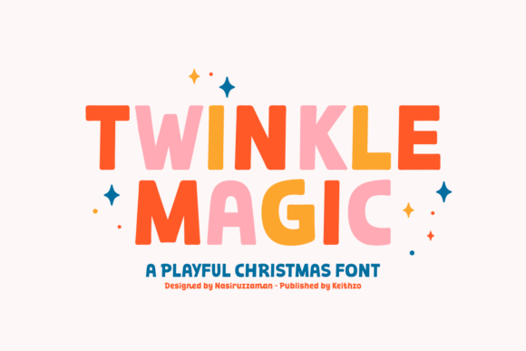 Twinkle Magic: A Font for Festive and Vibrant Design