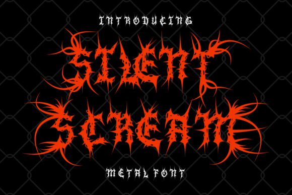 Unleash Raw Power with the Silent Scream Font