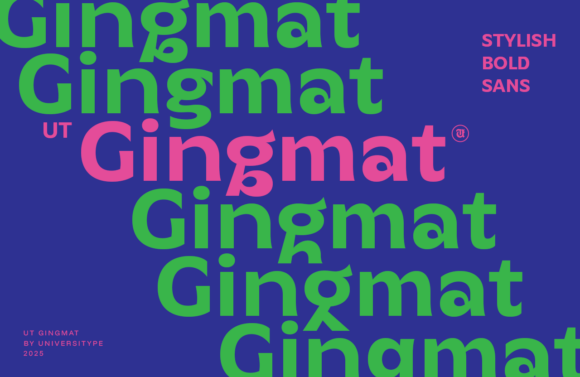 UT Gingmat: A Typeface for the Contemporary Design Era